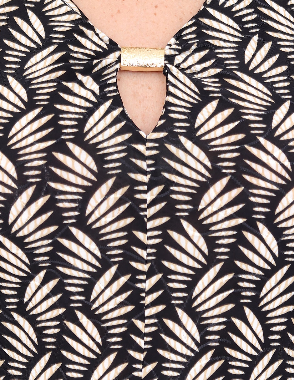 Blusa manga corta para mujer 4