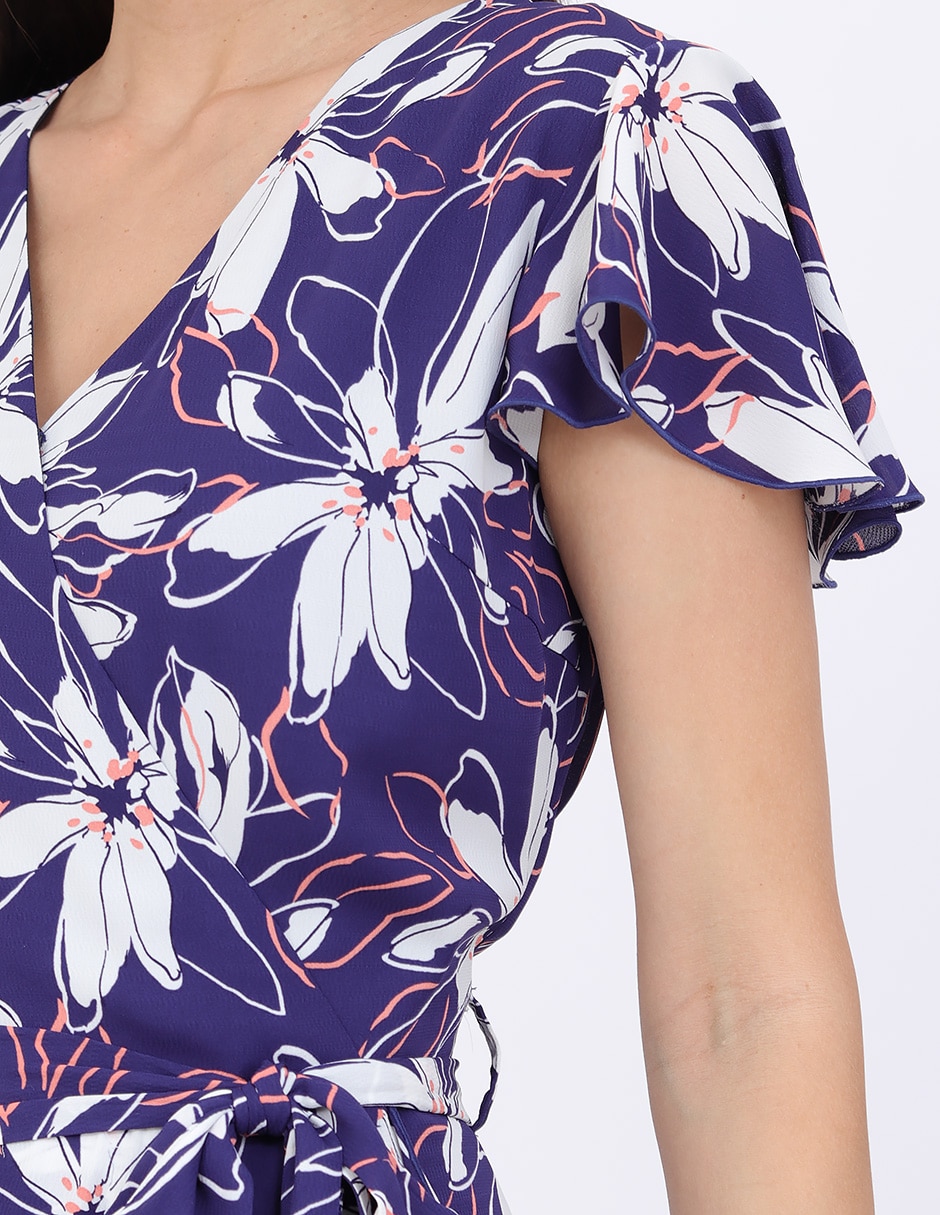 Vestido midi casual duplan grupo lezama para mujer