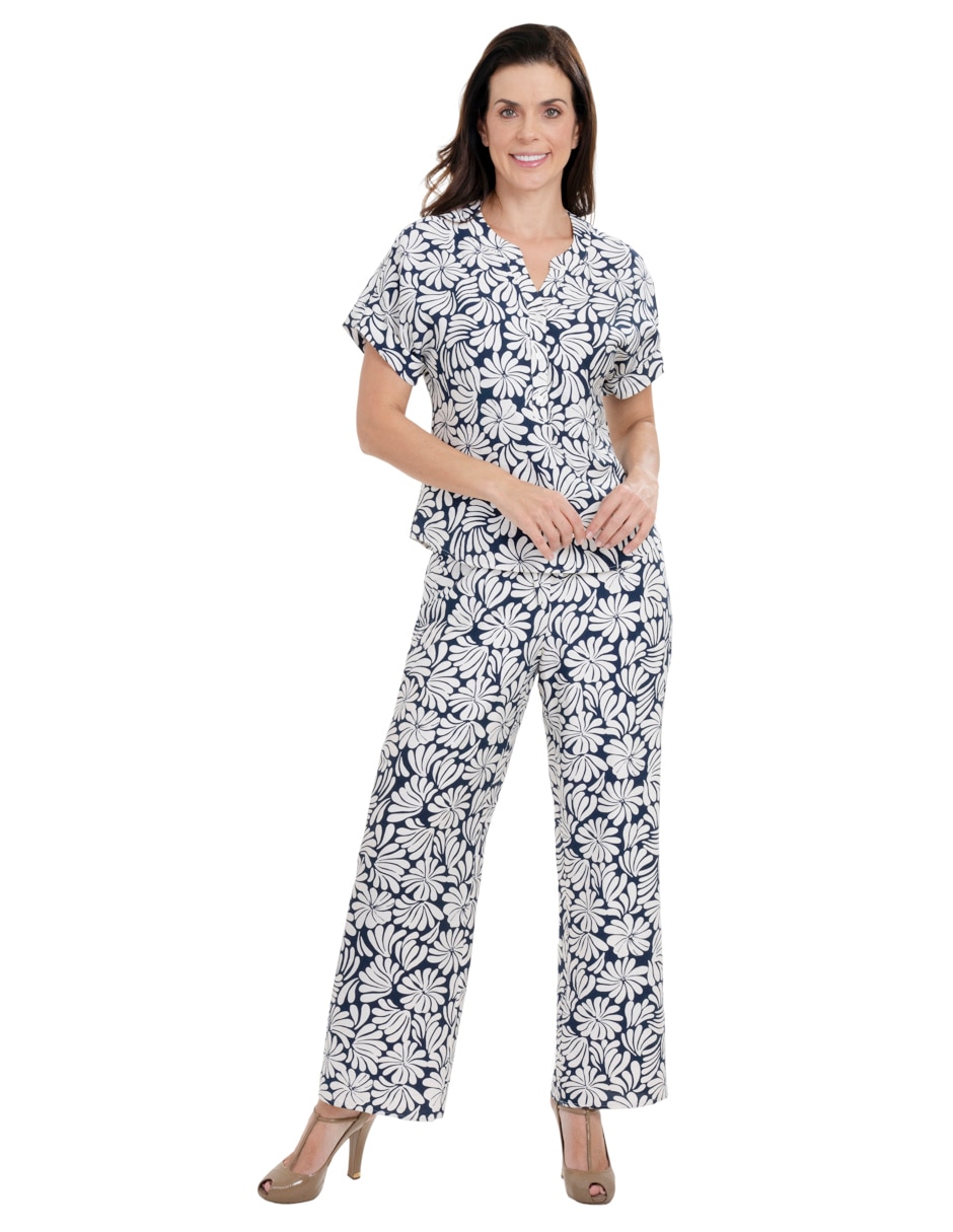 Blusa manga corta para mujer 4