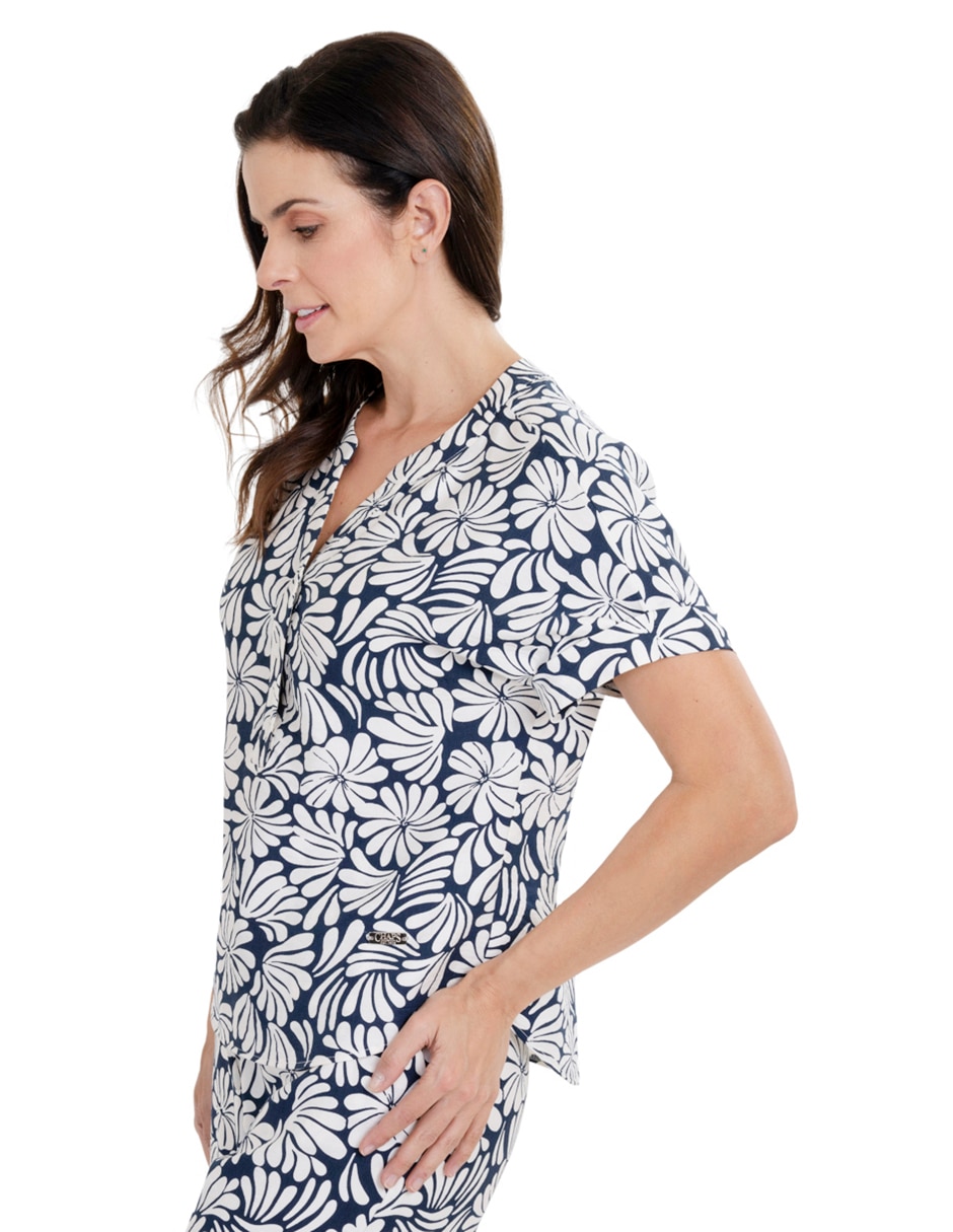 Blusa manga corta para mujer 2