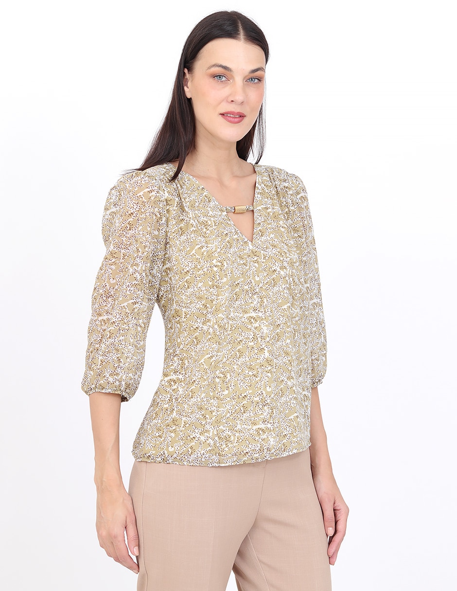 Blusa manga 3/4 para mujer 3