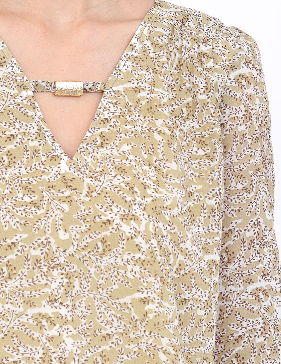 Blusa manga 3/4 para mujer 4