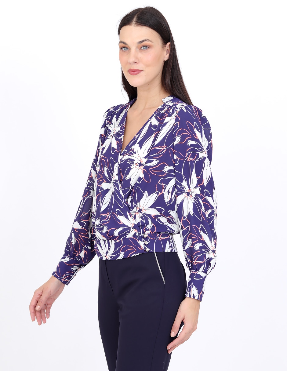 Blusa Duplan manga larga para mujer