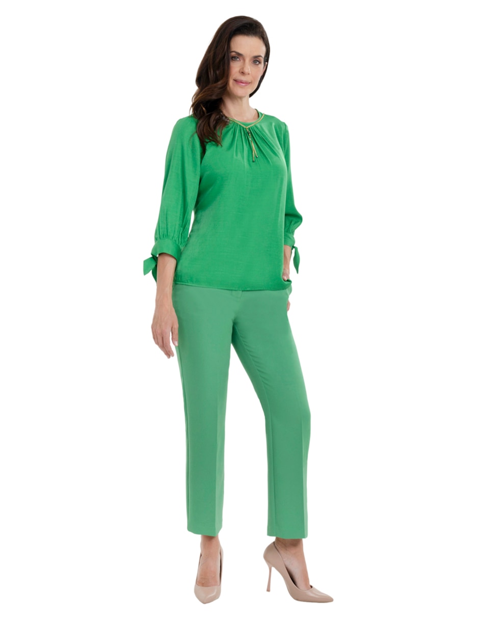 Blusa manga 3/4 para mujer 4