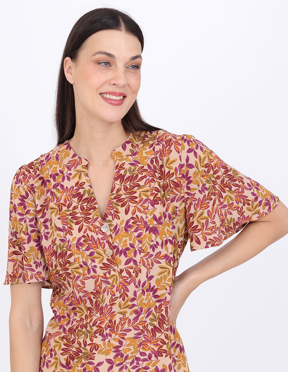 Blusa manga corta para mujer 4