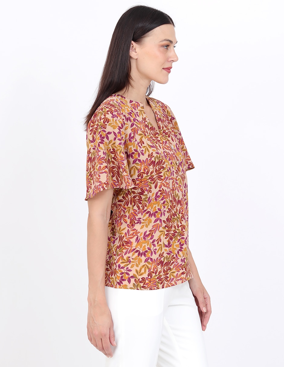 Blusa manga corta para mujer 5