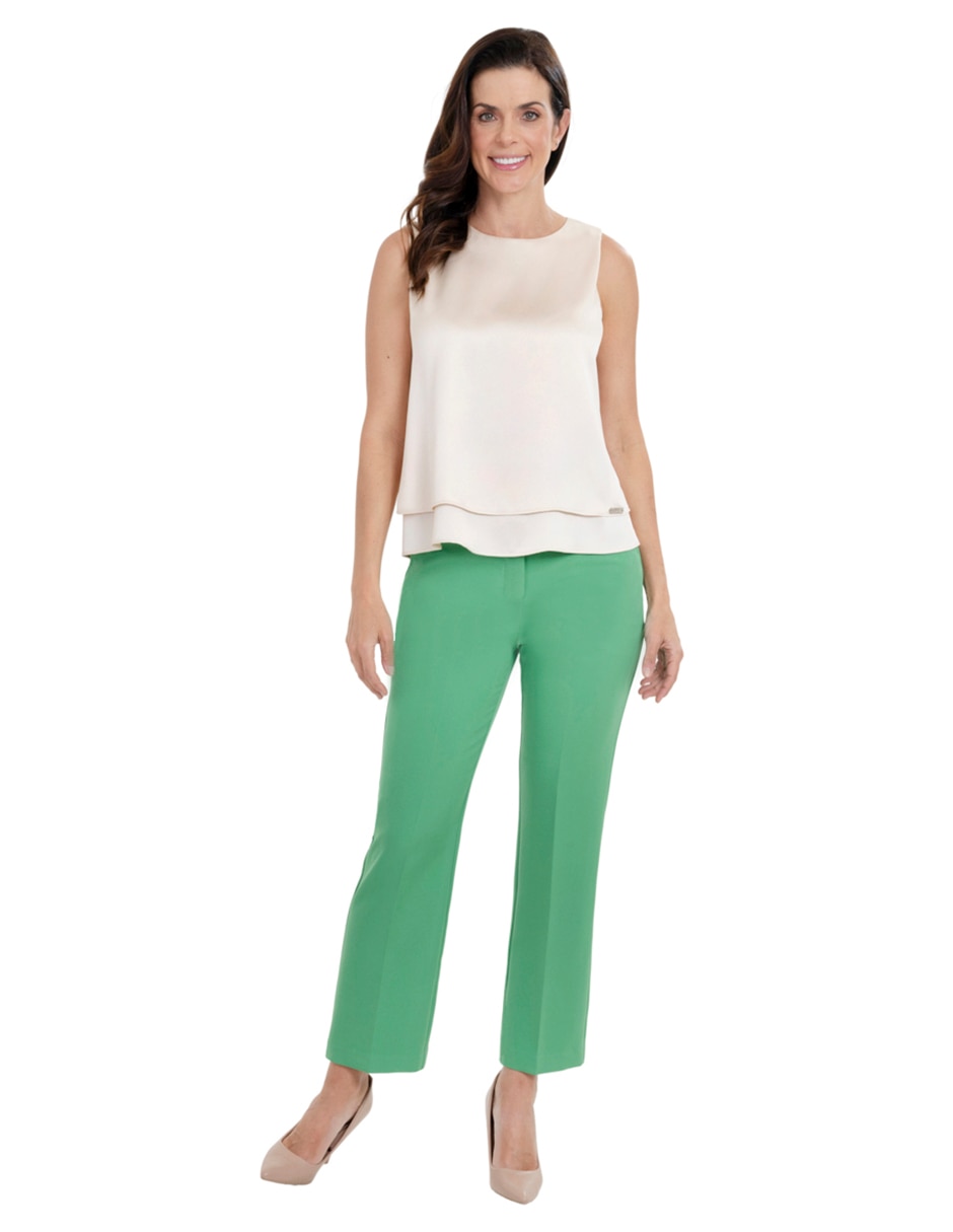 Blusa sin manga para mujer 4