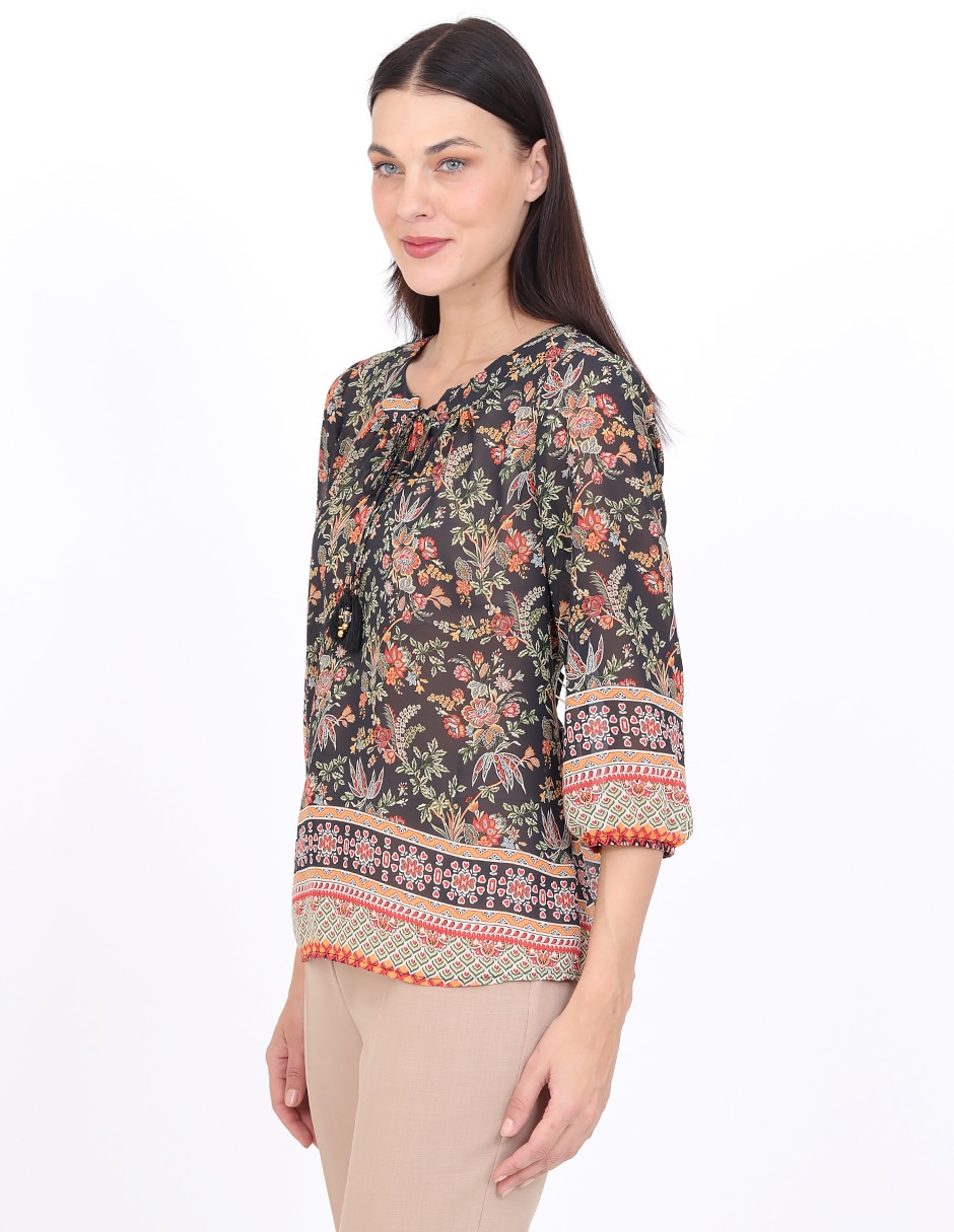 Blusa manga 3/4 para mujer 3