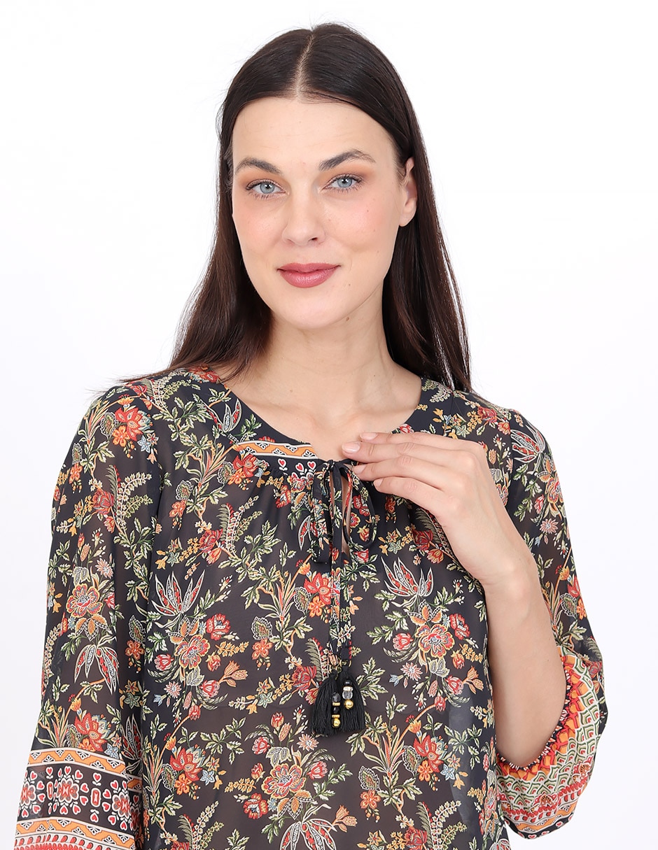 Blusa manga 3/4 para mujer 5