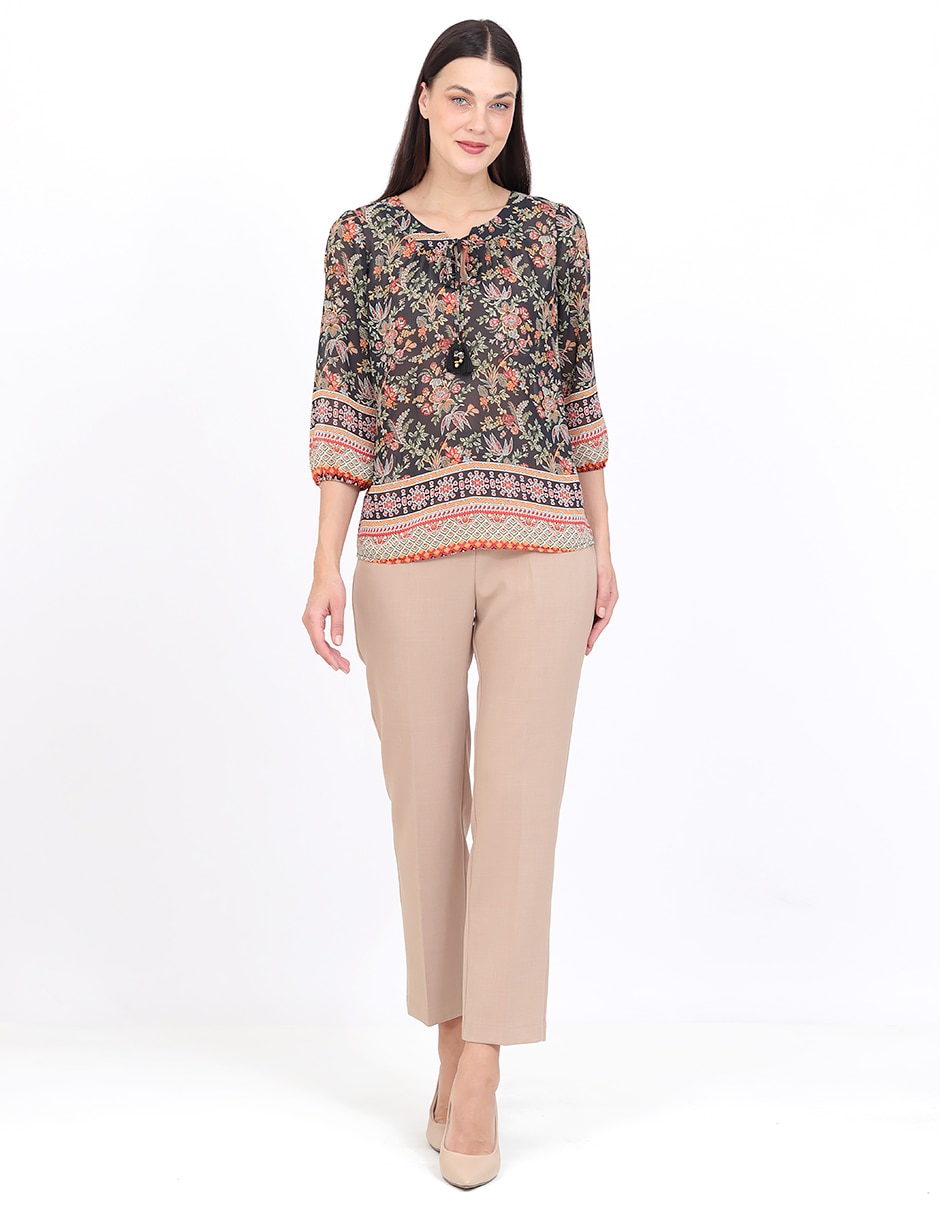 Blusa manga 3/4 para mujer 6