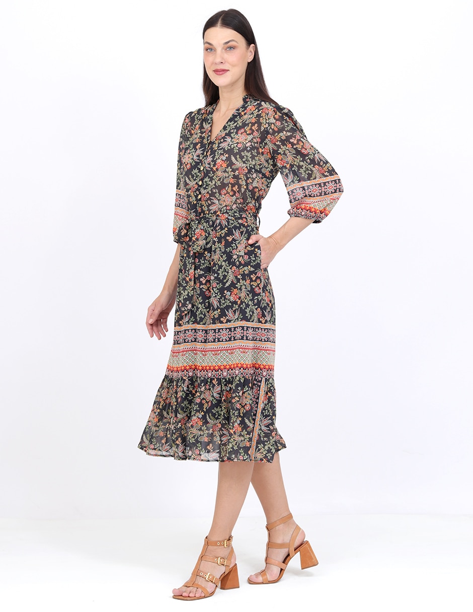 Vestido midi formal para mujer 5