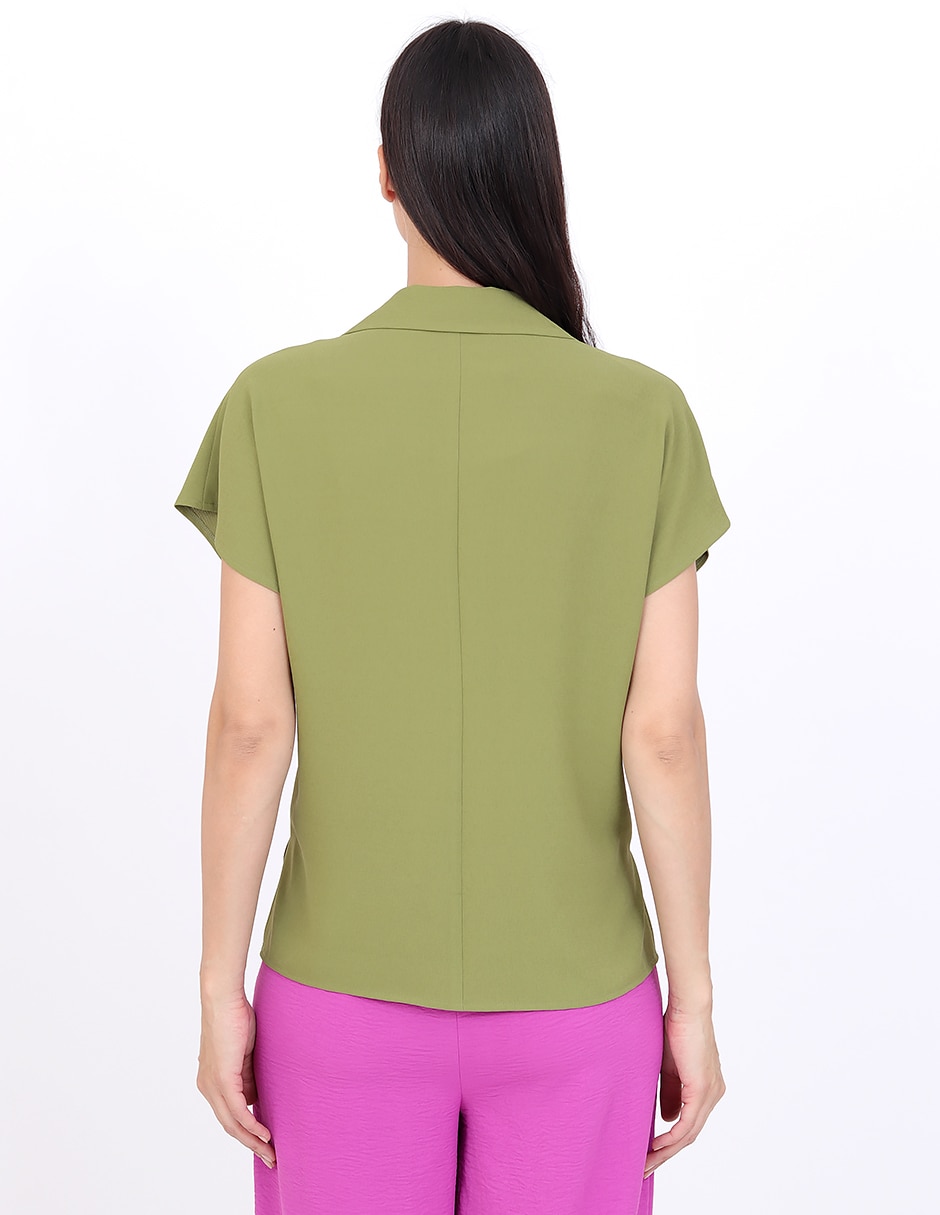 Blusa manga corta para mujer 2