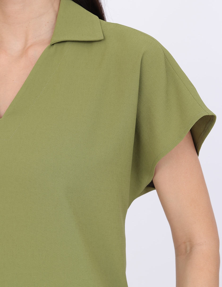 Blusa manga corta para mujer 3
