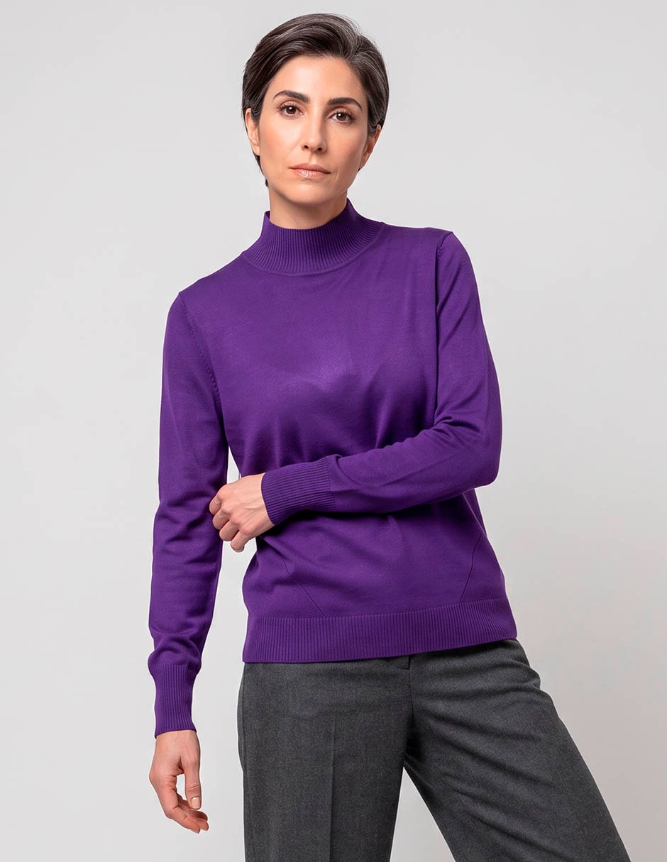 Suéter cuello alto para mujer 1