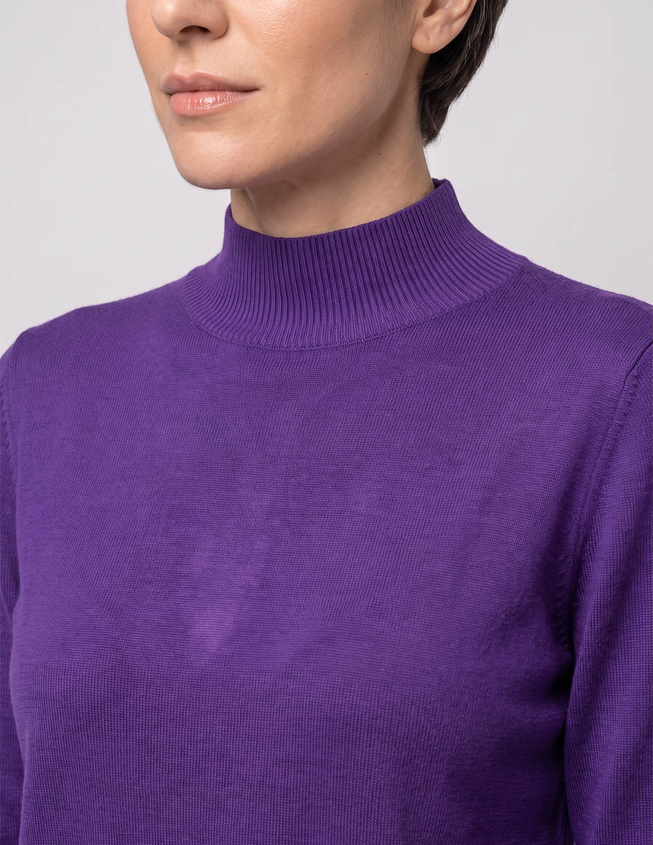 Suéter cuello alto para mujer 3