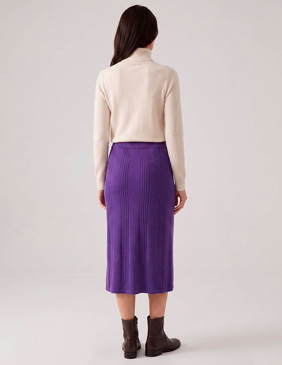 Falda crop a la cintura 3