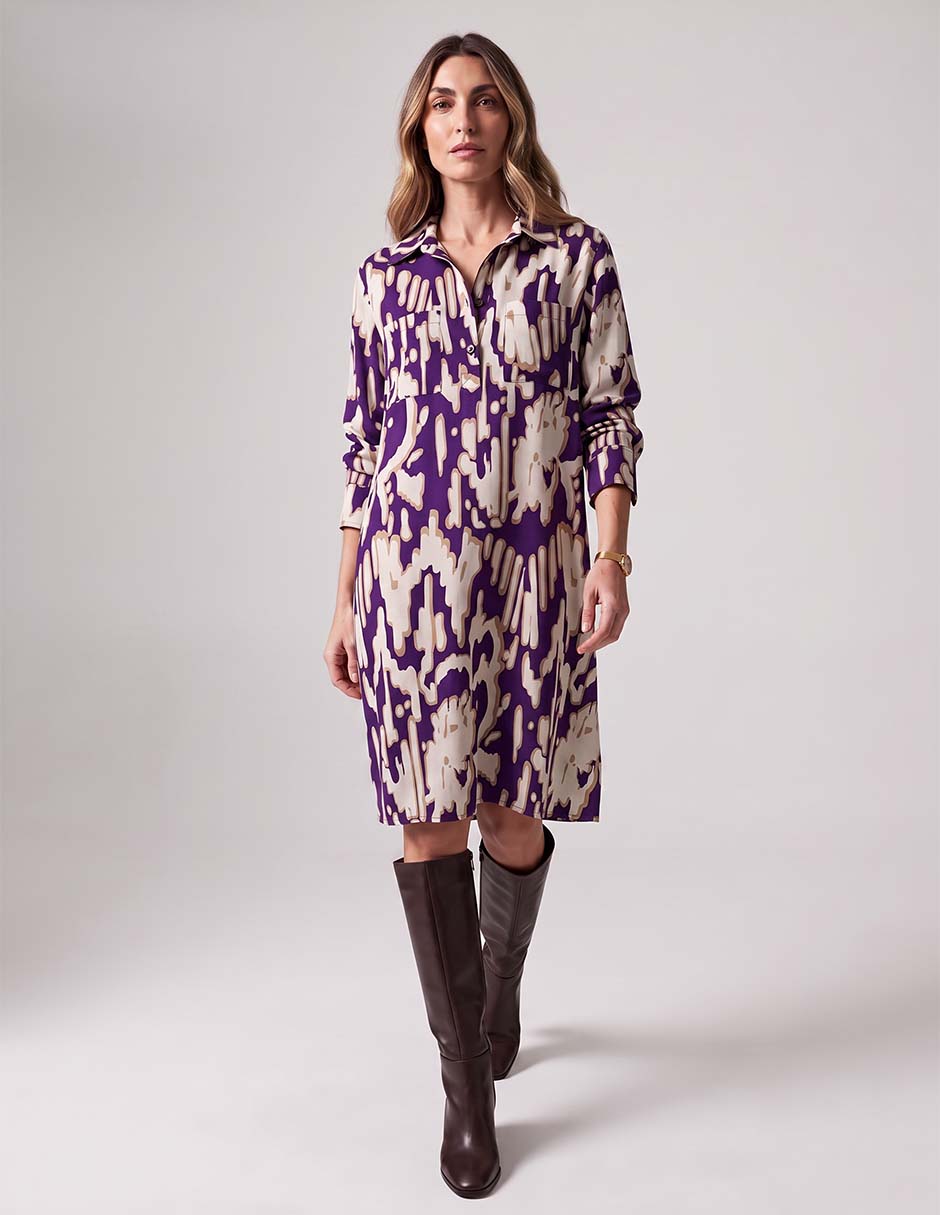 Vestido arriba de la rodilla casual damaia atelier para mujer