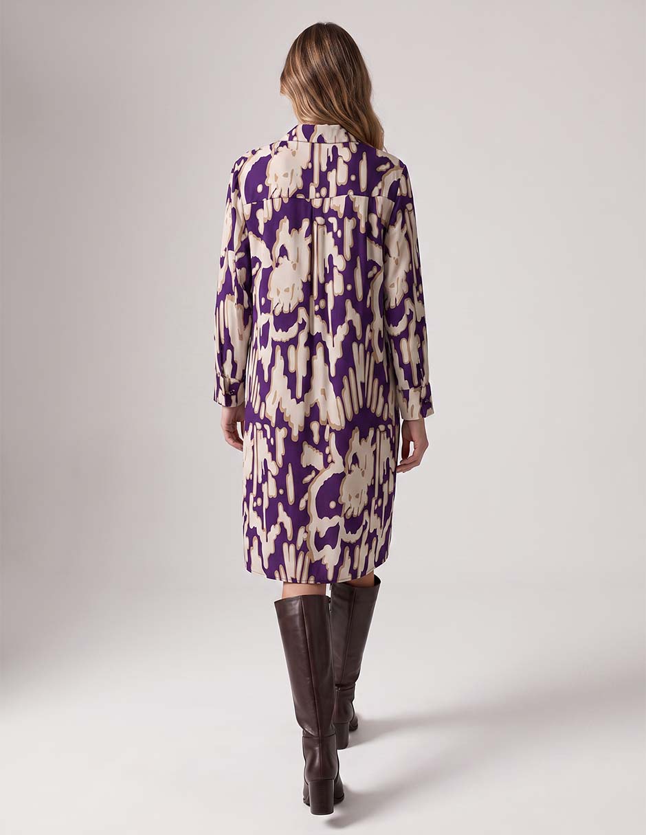 Vestido arriba de la rodilla casual damaia atelier para mujer