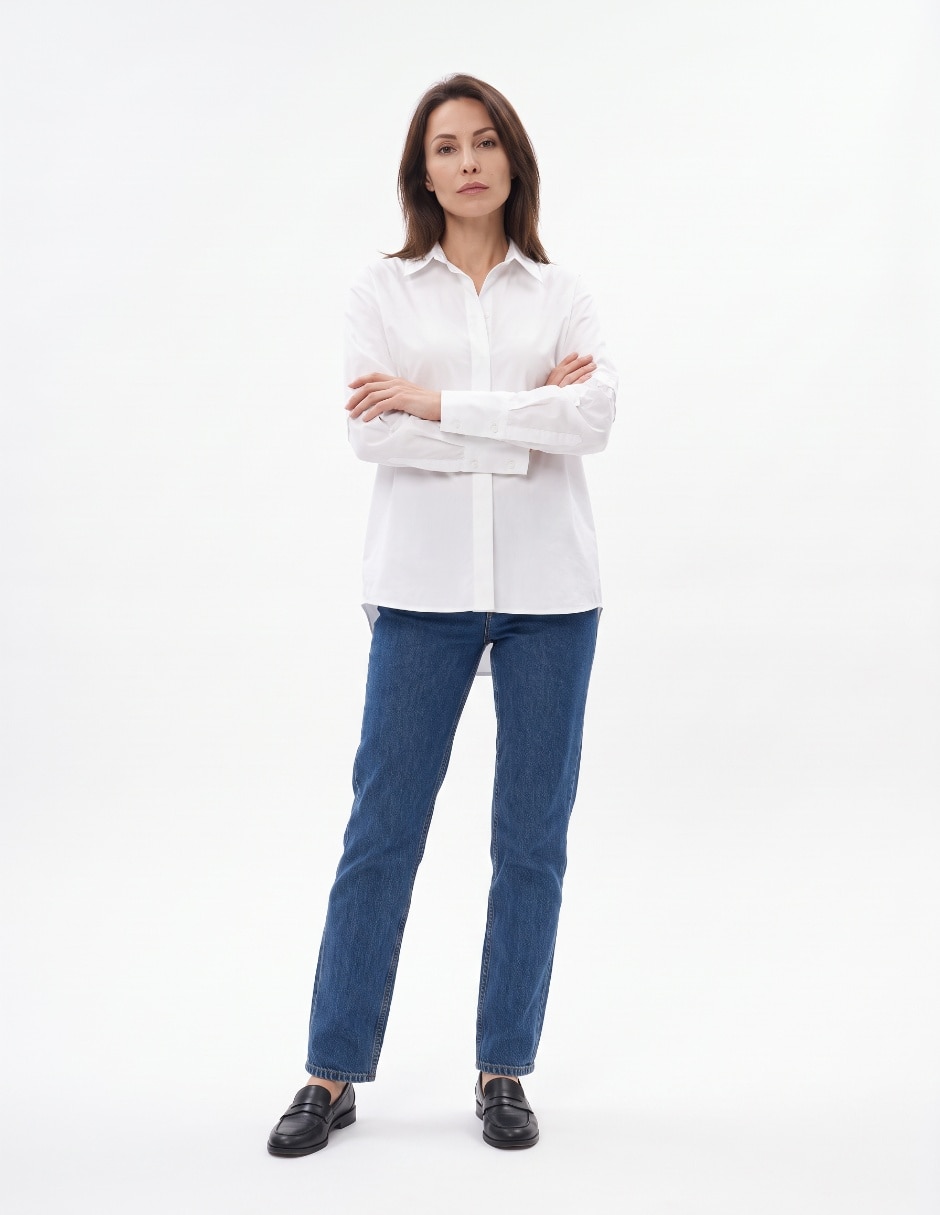 Blusa manga larga para mujer 4