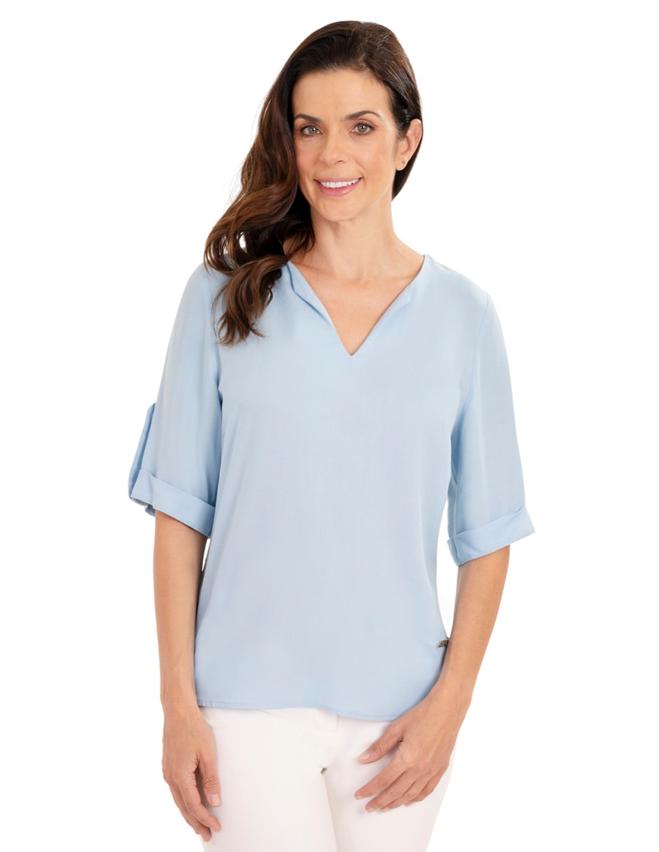Blusa manga corta para mujer Blusa manga corta para mujer