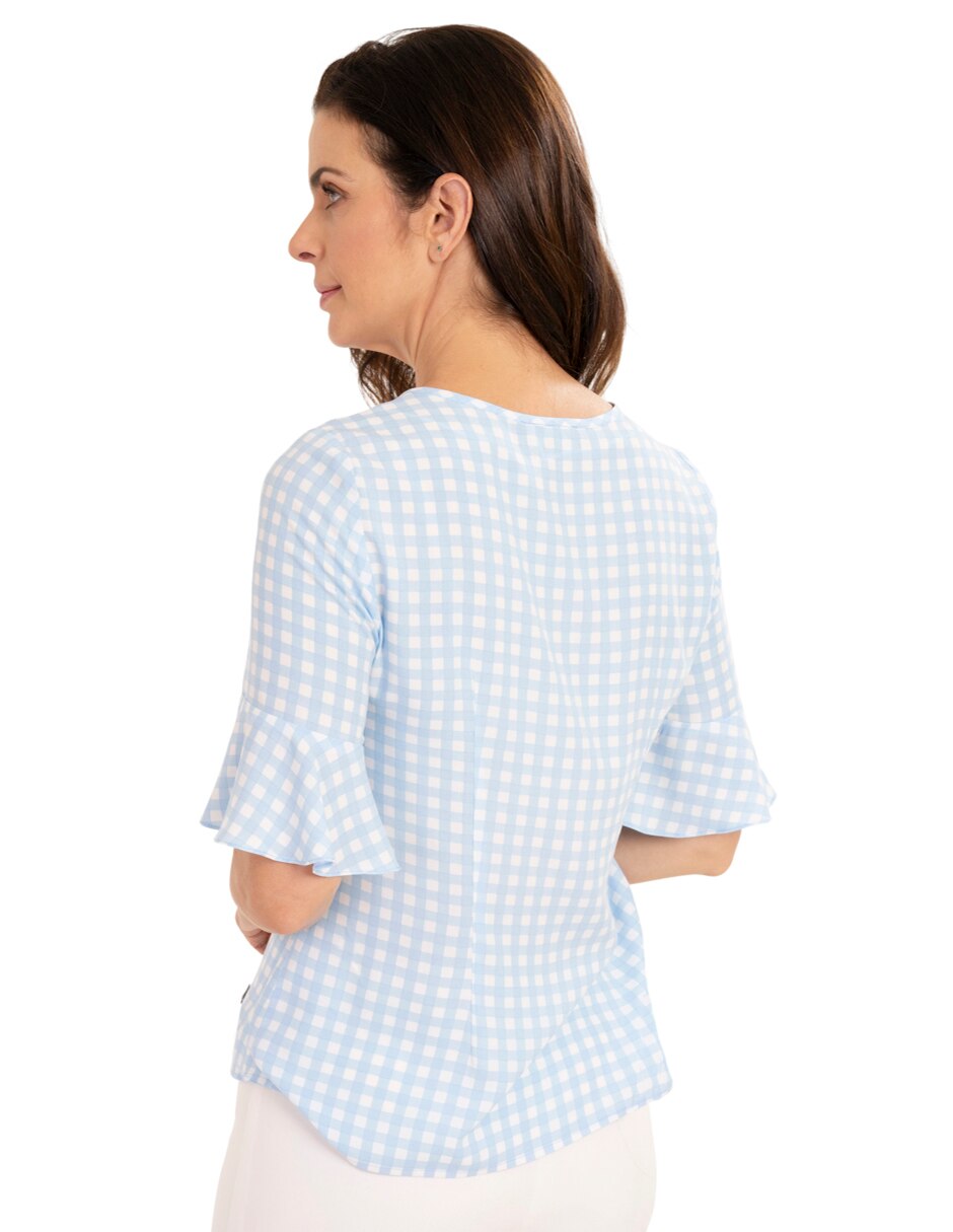 Blusa manga corta para mujer 3