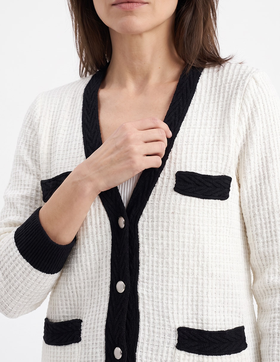 Suéter Chico´s cuello V para mujer 2