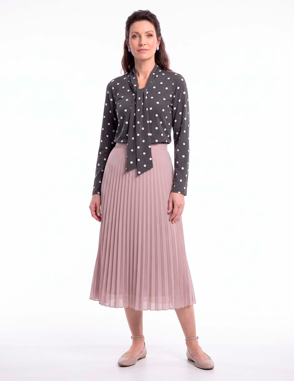 Blusa manga larga para mujer