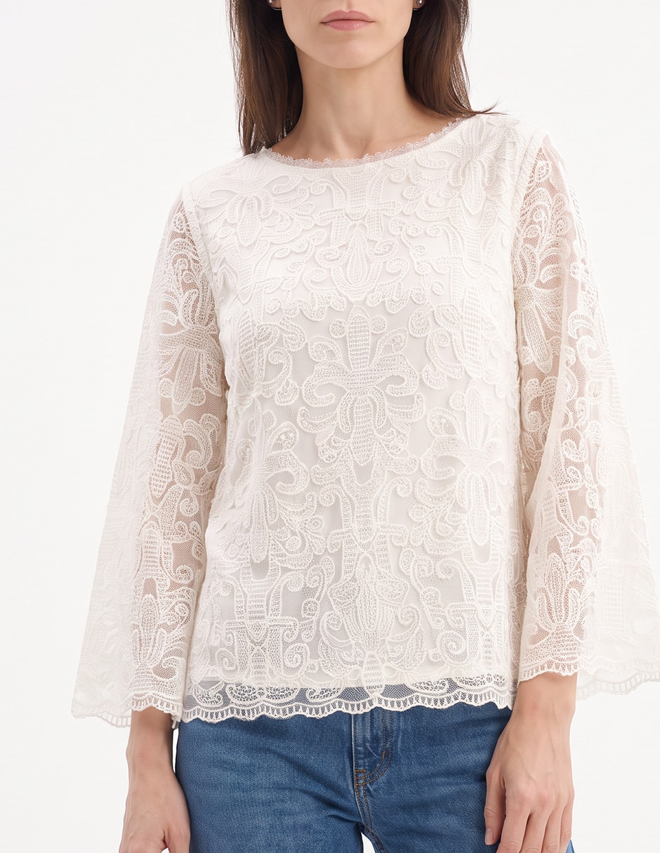 Blusa manga larga para mujer 2