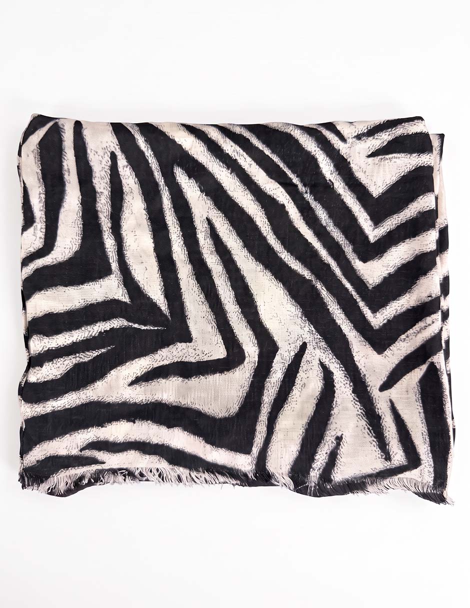 Pashmina con estampado animal print para mujer 3