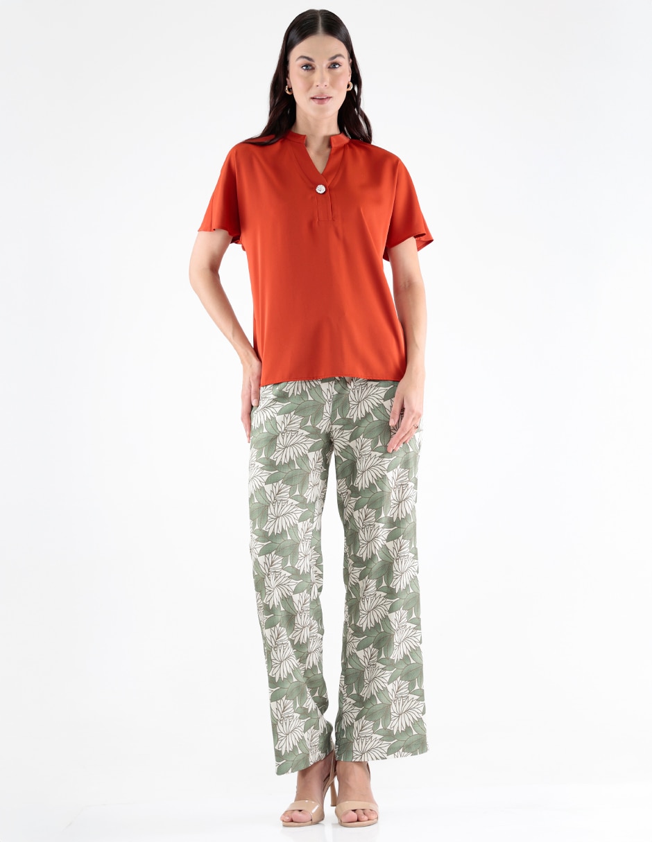 BLUSA COLECCION manga Corta para mujer 2