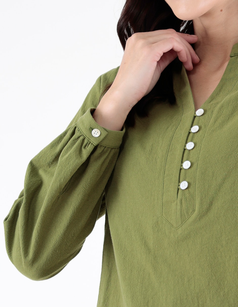 Blusa manga larga para mujer 3