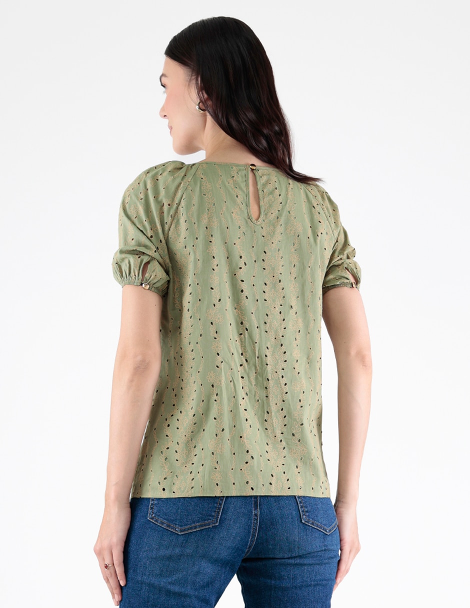 BLUSA COLECCION manga Corta para mujer 2