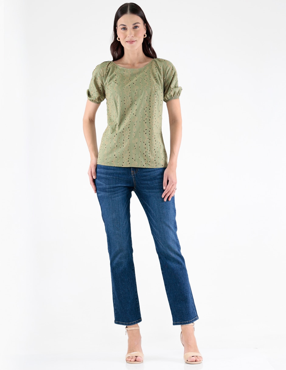 BLUSA COLECCION manga Corta para mujer 4