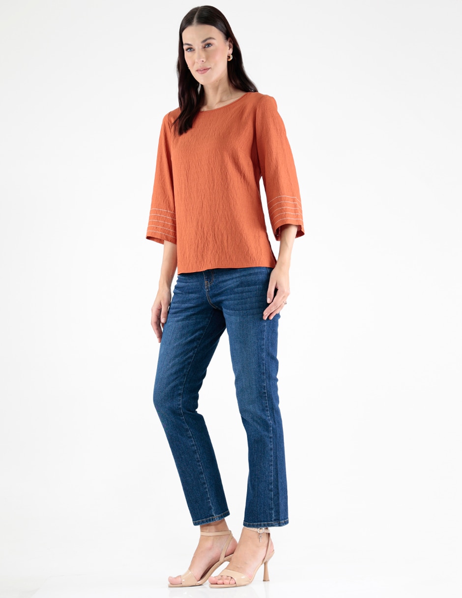BLUSA COLECCION manga 3/4 para mujer 2