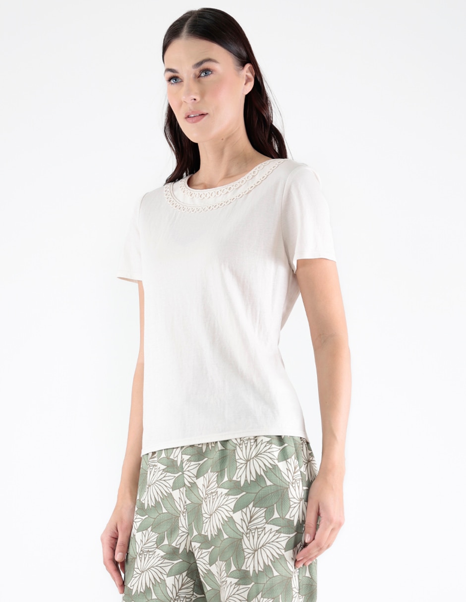 Blusa manga corta para mujer Blusa manga corta para mujer