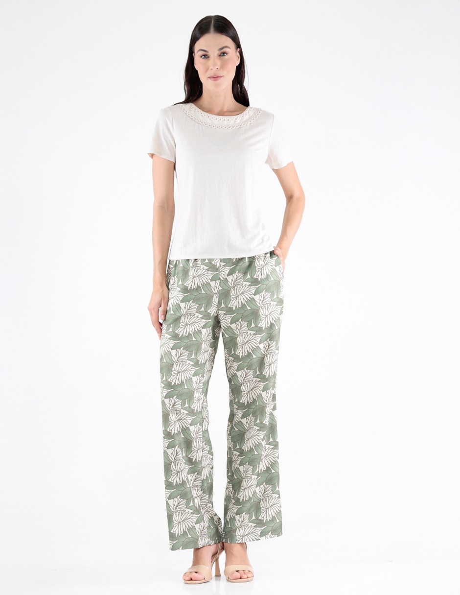 Blusa manga corta para mujer 3