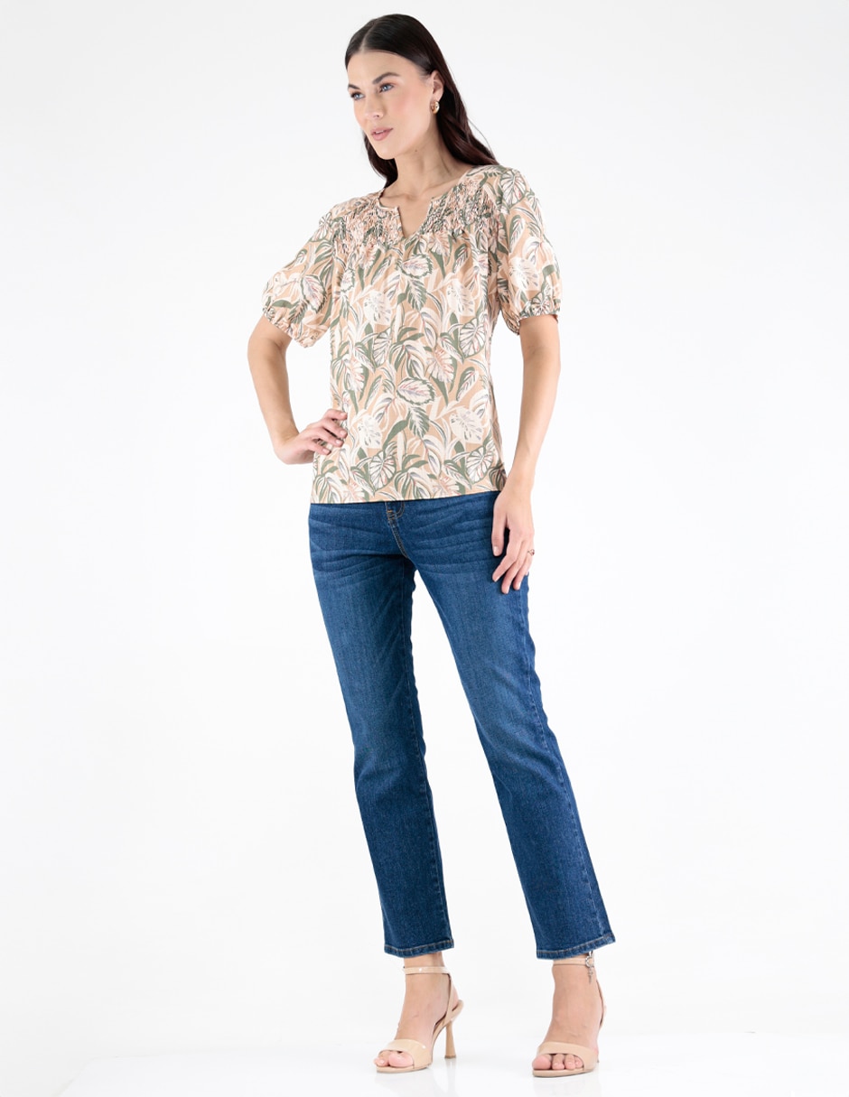 Blusa manga corta para mujer 2