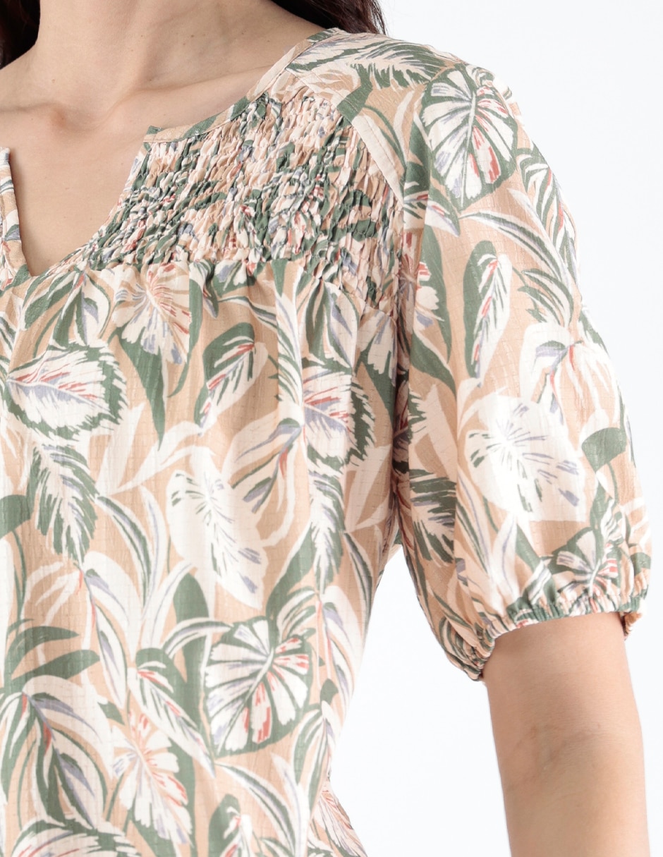 Blusa manga corta para mujer 3