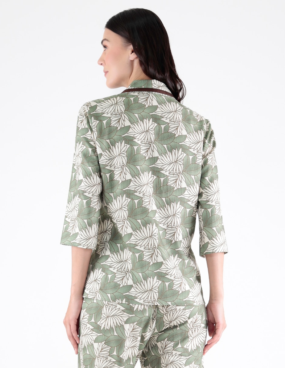 Blusa manga 3/4 para mujer 2