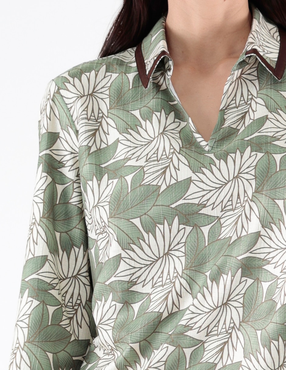 Blusa manga 3/4 para mujer 4