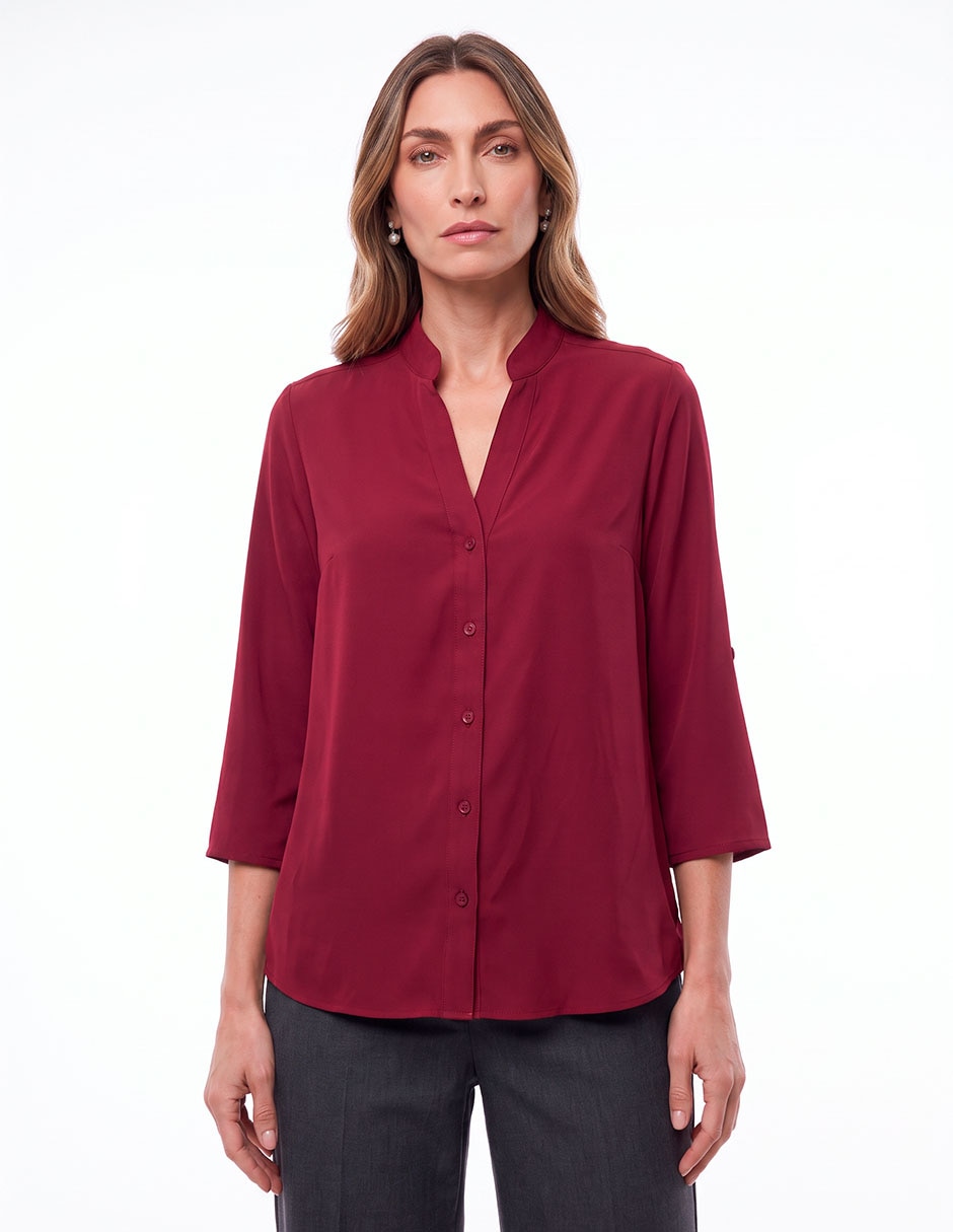 Blusa manga 3/4 para mujer Blusa manga 3/4 para mujer