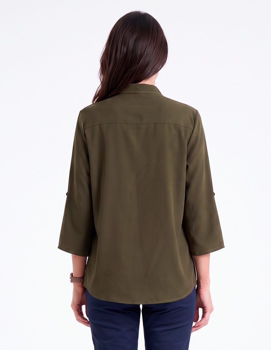 Blusa manga larga para mujer 4