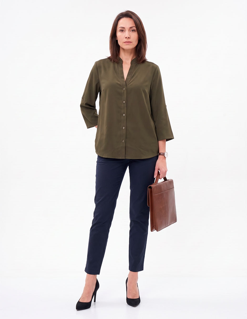 Blusa manga larga para mujer 3