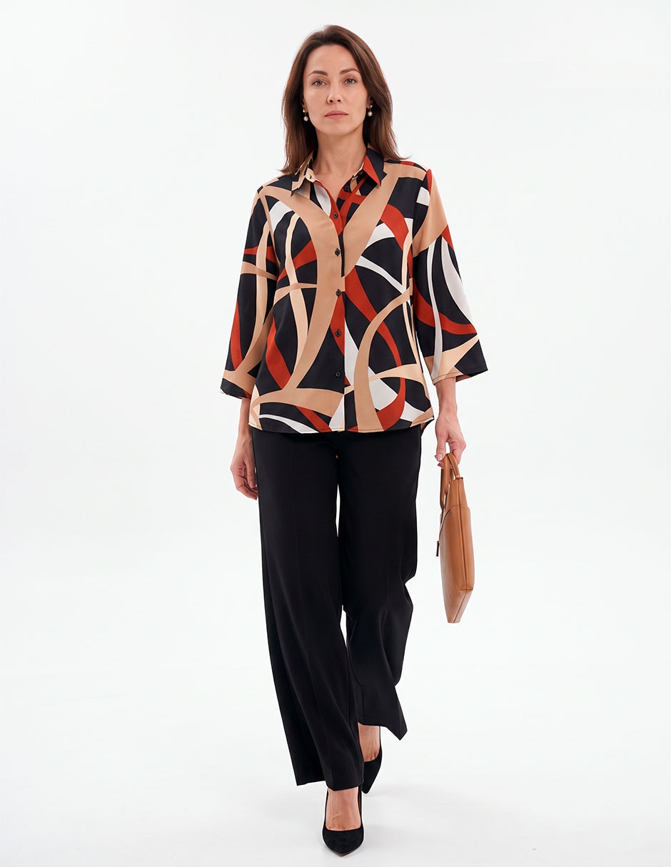 Blusa manga 3/4 para mujer 3
