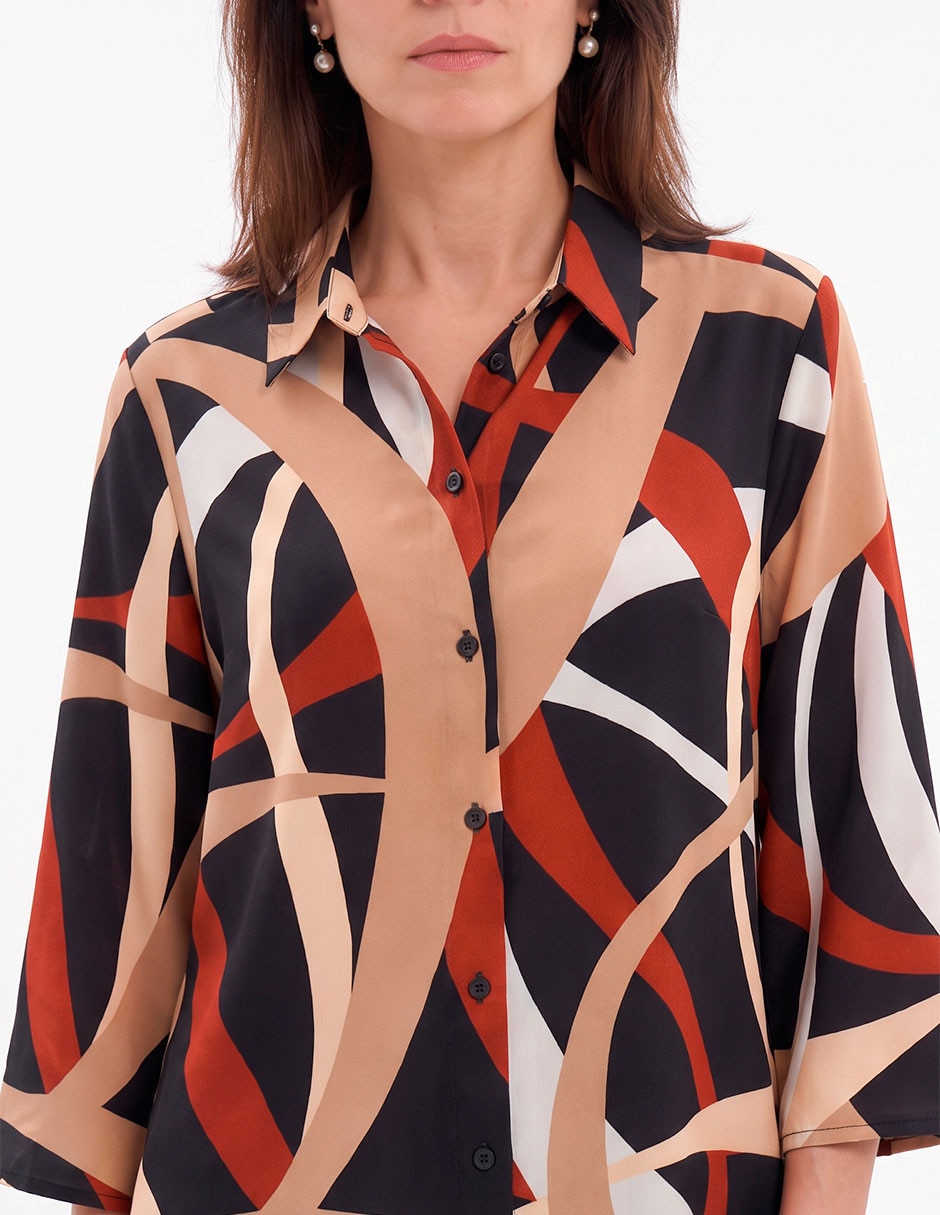 Blusa manga 3/4 para mujer 2
