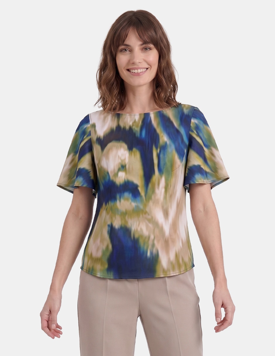 Blusa idris manga corta para mujer Blusa idris manga corta para mujer