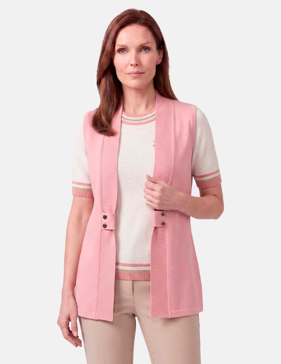 Chaleco no de acrílico para mujer Chaleco no de acrílico para mujer