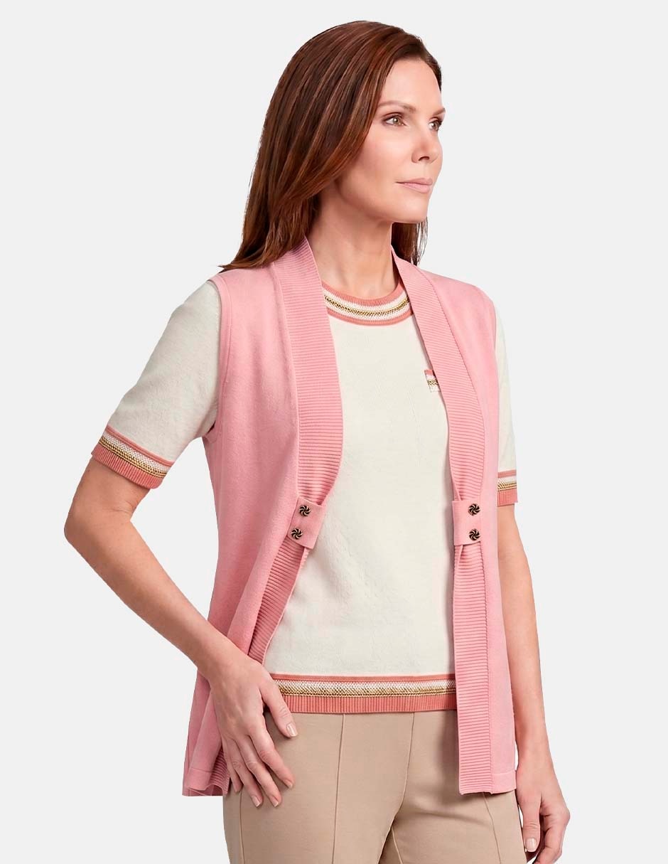 Chaleco no de acrílico para mujer 4