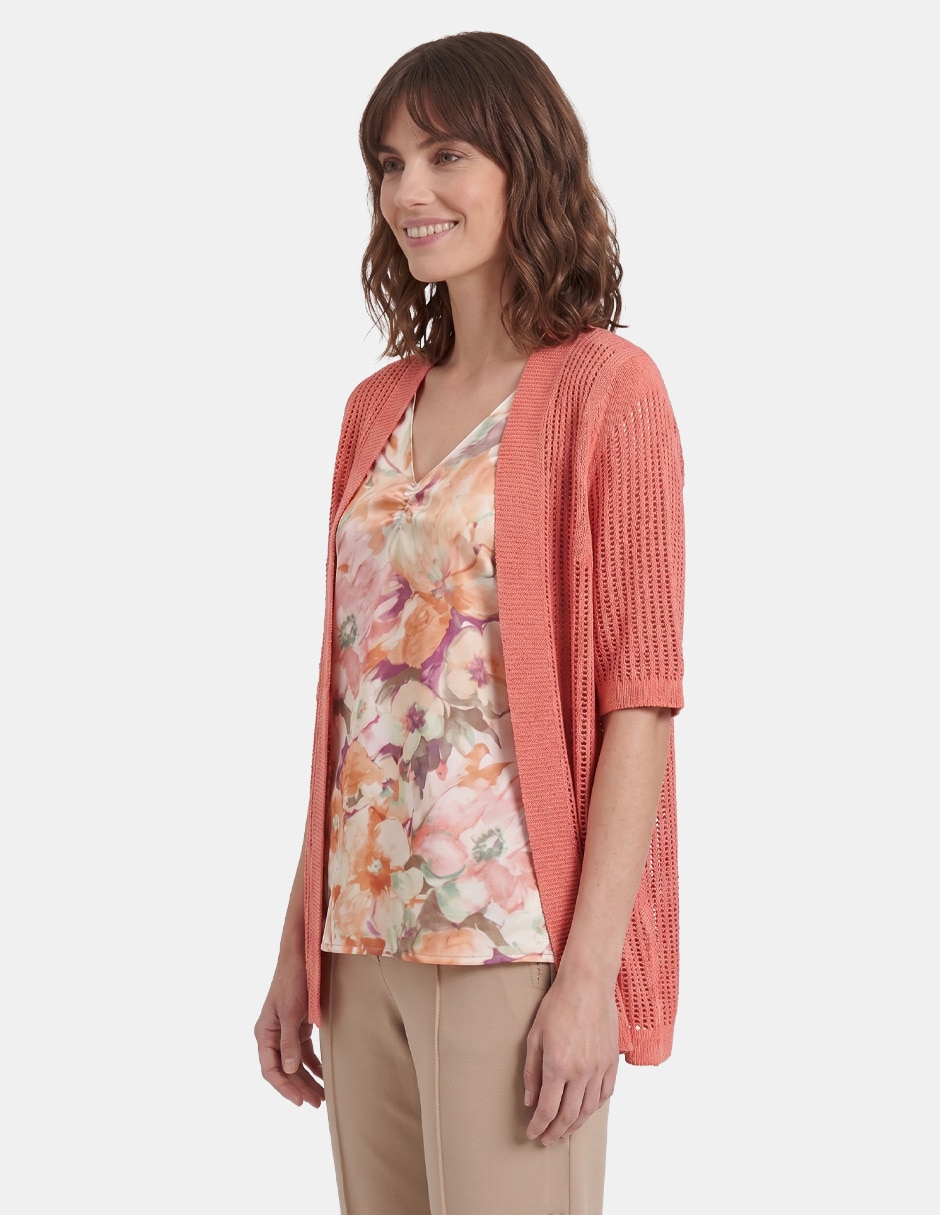 Blusa complementos twin fix manga 3/4 para mujer 4
