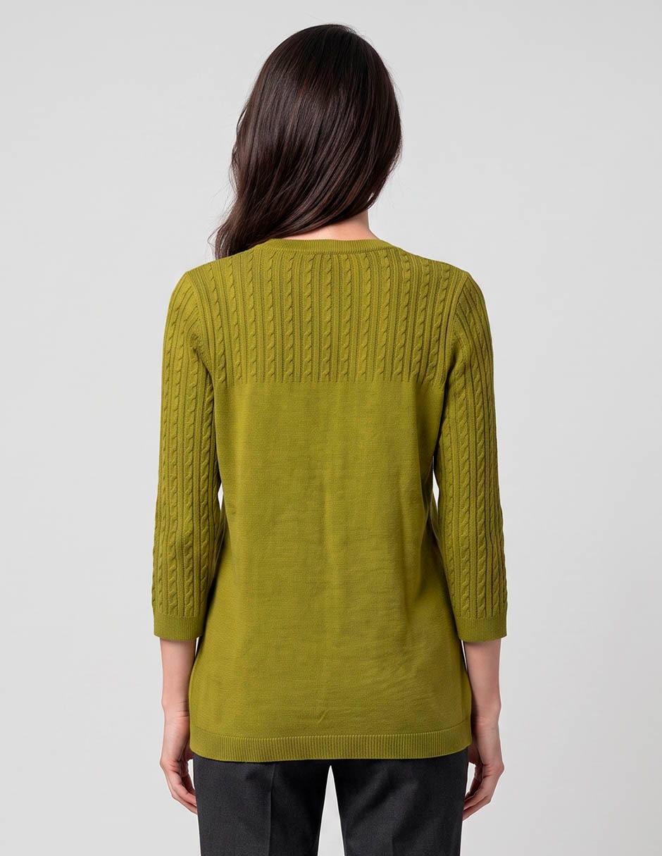 Blusa idris manga 3/4 para mujer 2